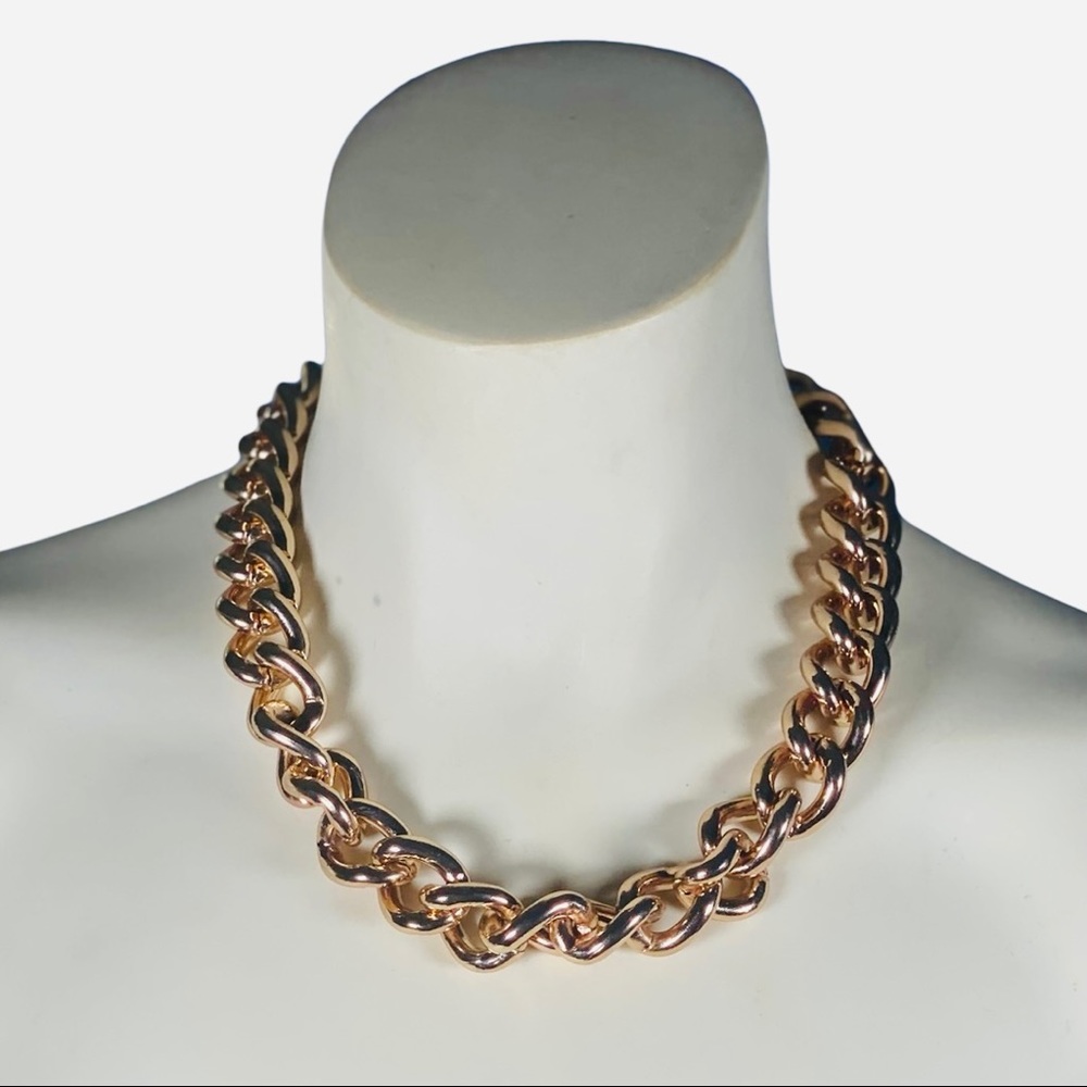 Golden Cuban link necklace NYCO